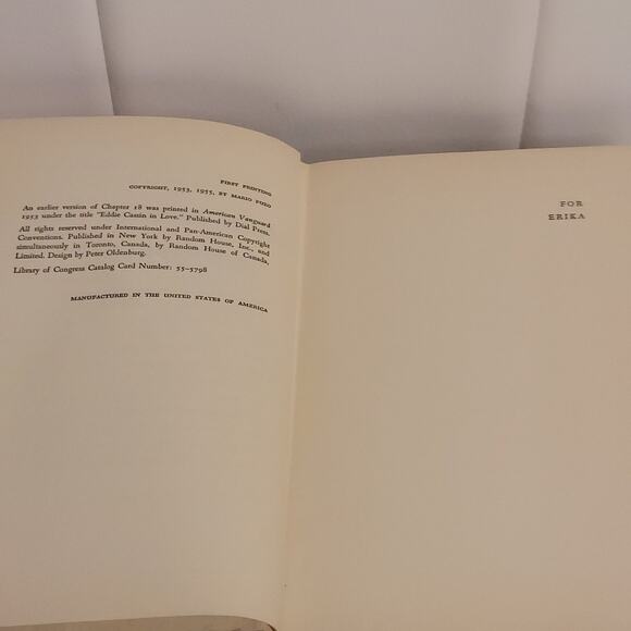 Mario Puzo The Dark Arena 1955 1st Edition 1st Printing Random House Hardcover - Picture 6 of 10